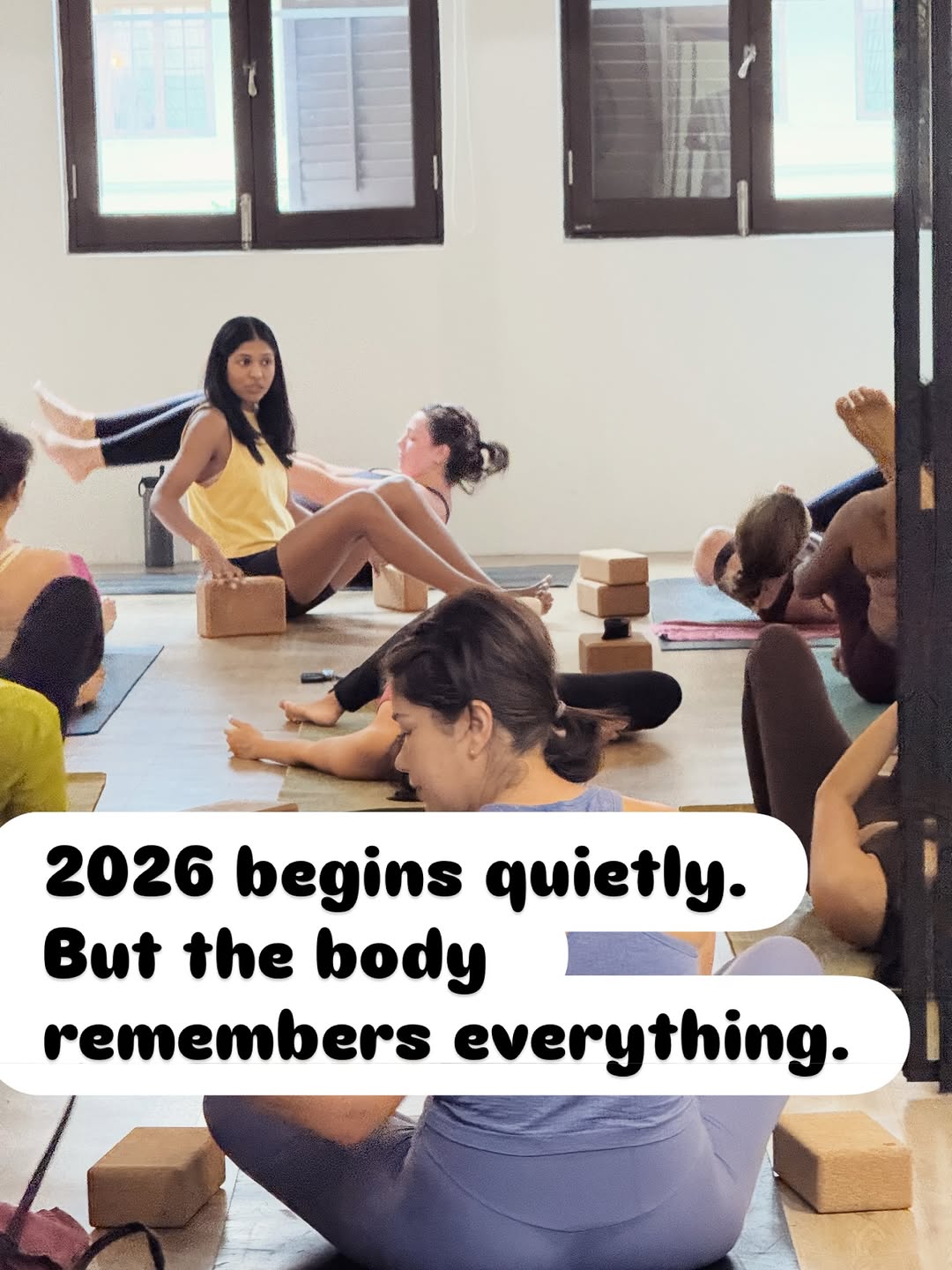 The new year often arrives with noise.