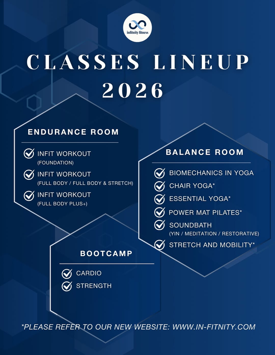 New classes are now live! 