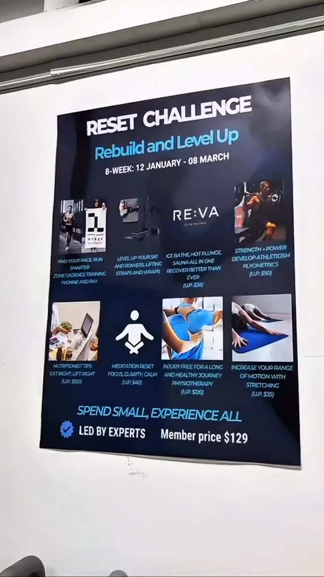 Still thinking about joining our RESET Challenge 💪🏻?