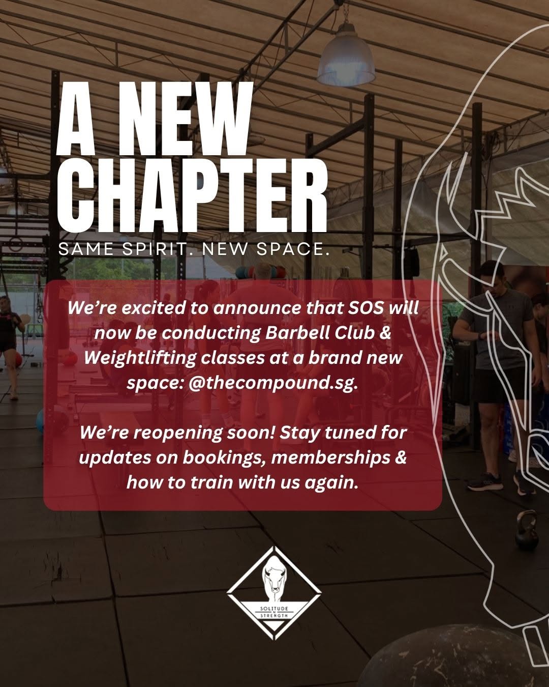 A new chapter begins. 🏋️