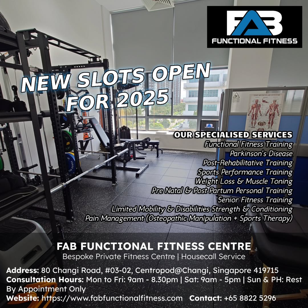 Get stronger, functionally fitter and manage your pain more effectively with FAB this 2025!