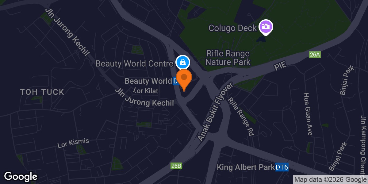 Map showing 24/7 FITNESS Beauty World (Linq)