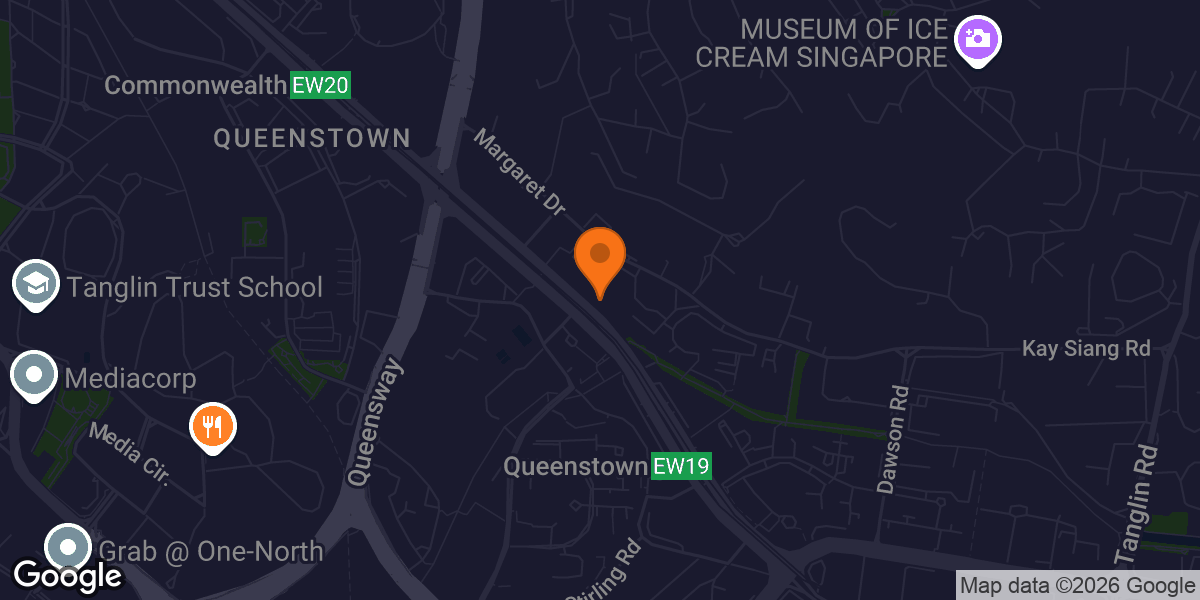 Map showing 24/7 FITNESS Margaret Market (Queenstown)