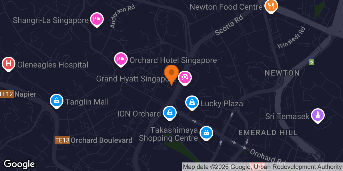 Map showing 24/7 FITNESS Orchard