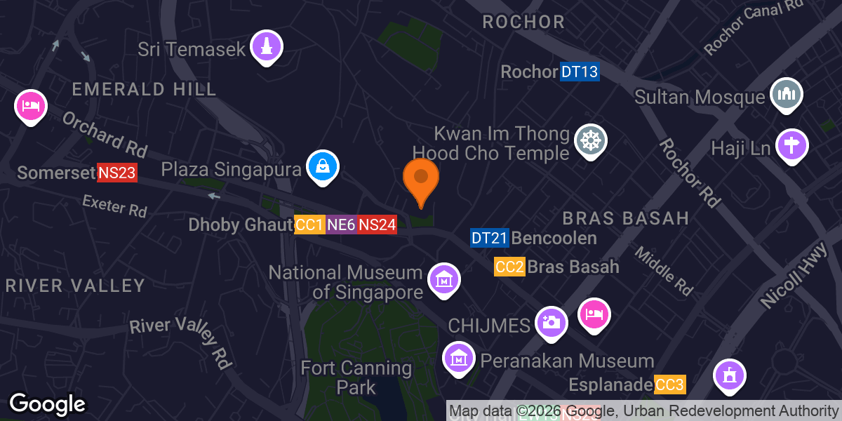 Map showing 24/7 FITNESS The Cathay