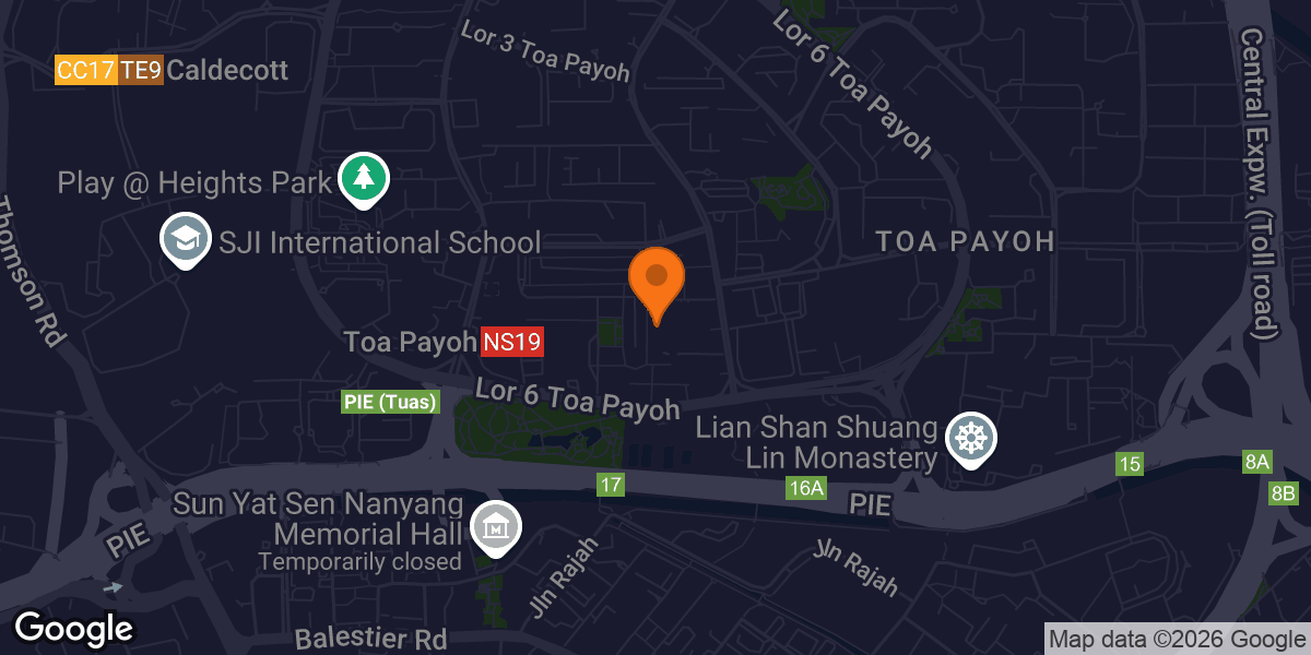 Map showing 28c Yolates Pilates Studio