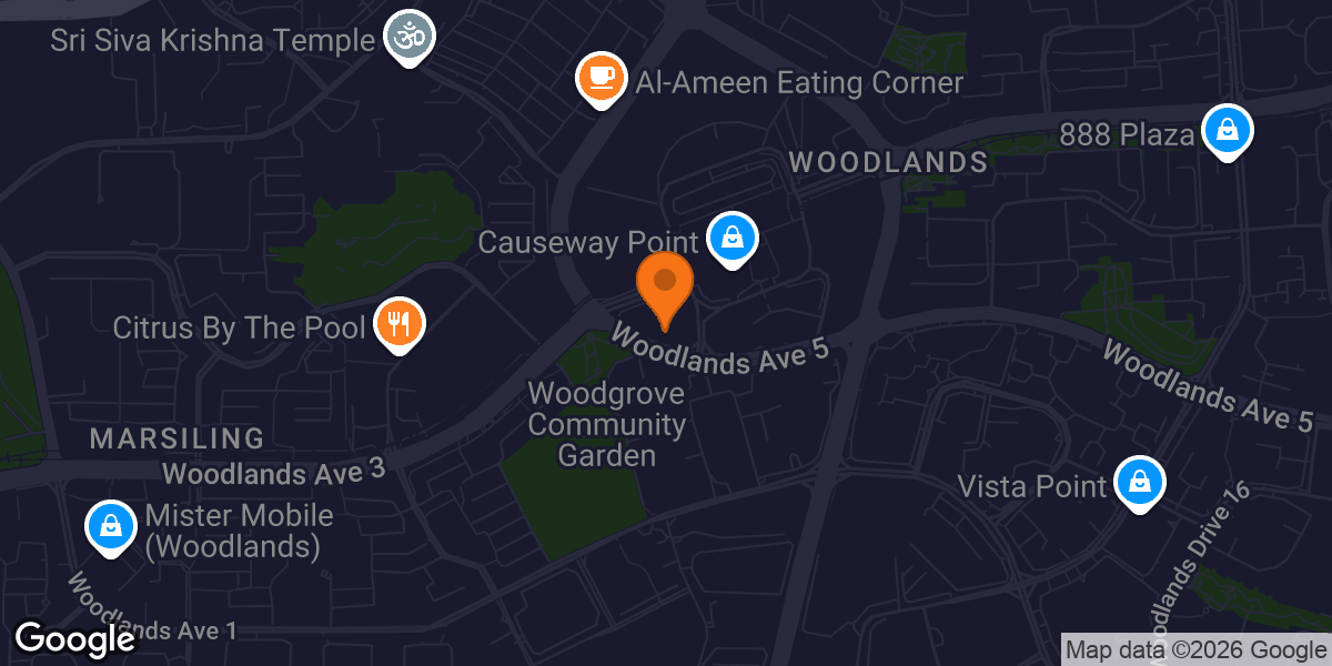 Map showing Activ.Co Studio - North