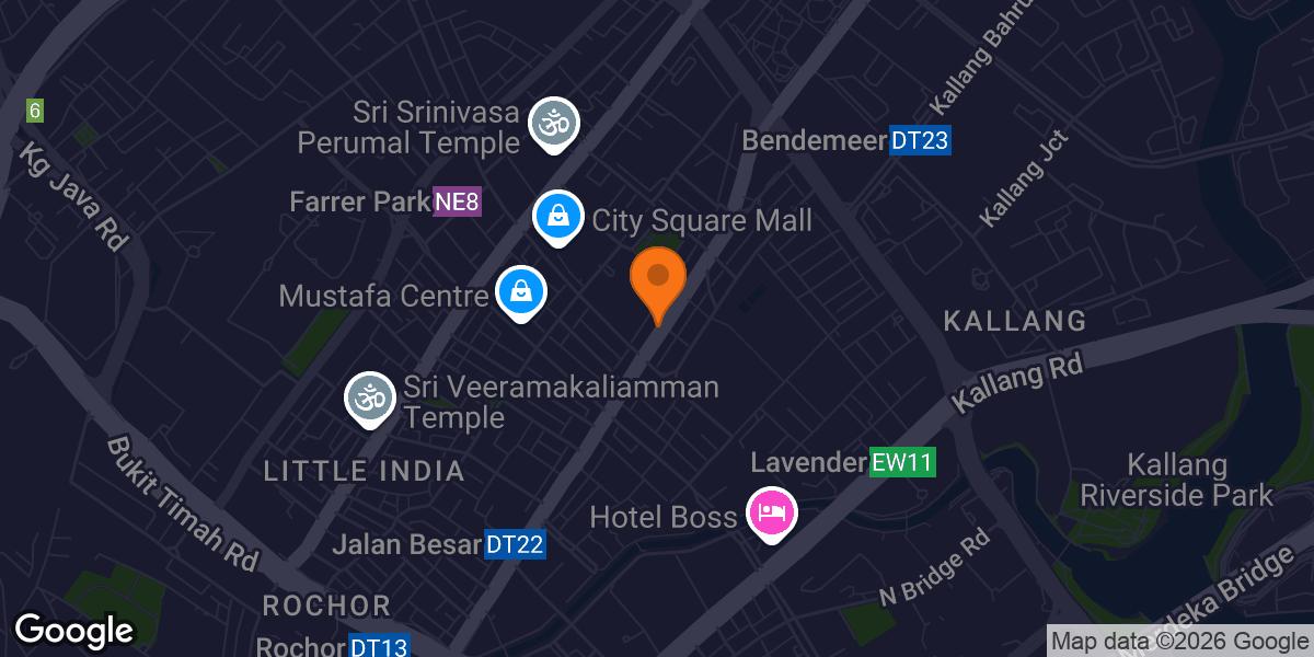 Map showing Actualize CrossFit