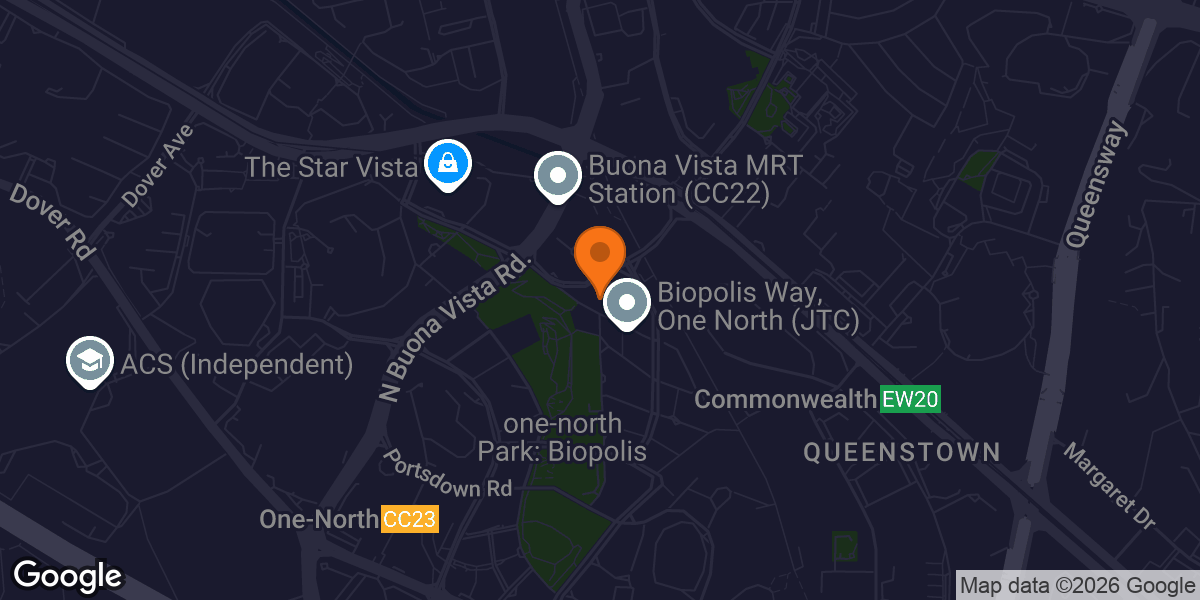 Map showing Anytime Fitness Buona Vista