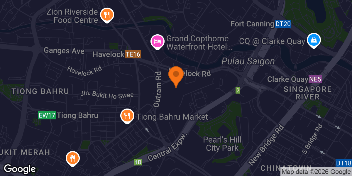 Map showing Anytime Fitness Havelock Outram