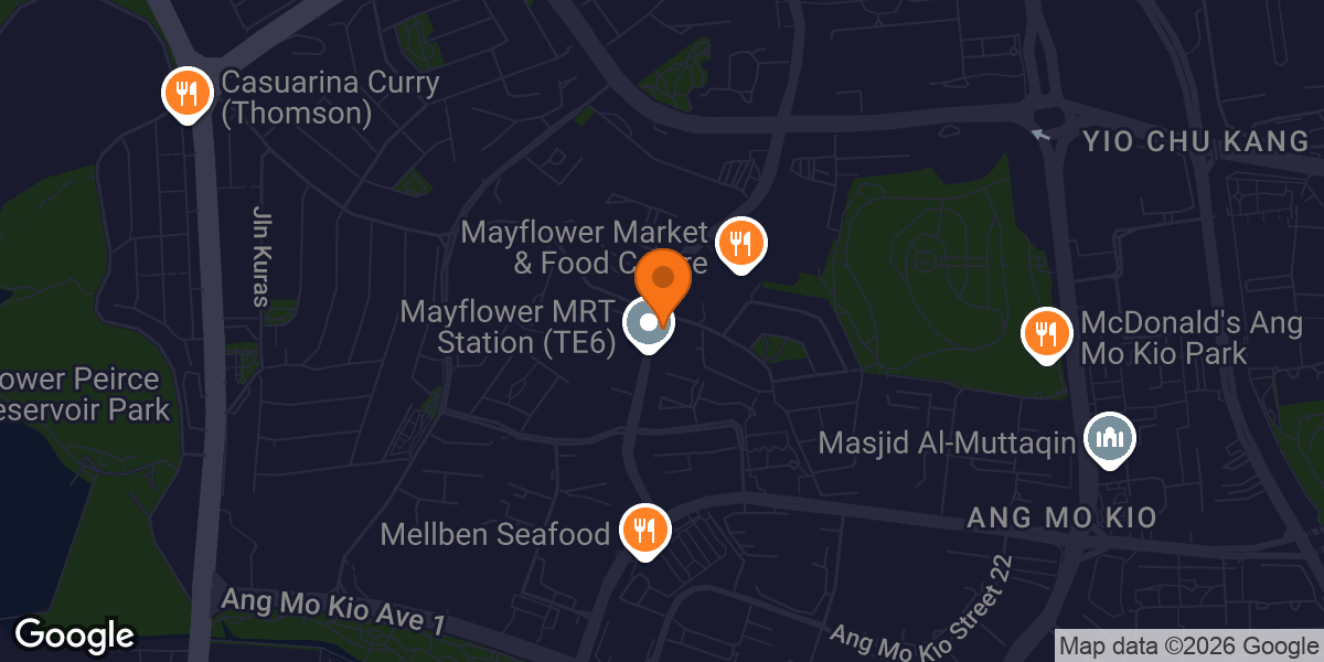 Map showing Anytime Fitness Kebun Baru CC