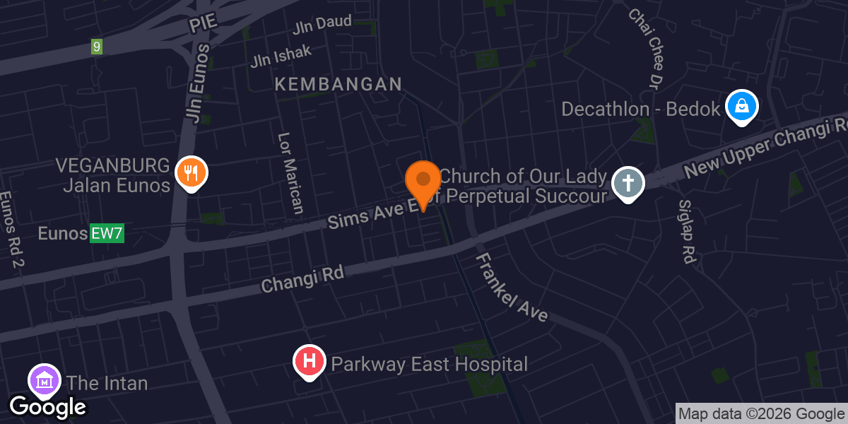 Map showing Anytime Fitness Kembangan