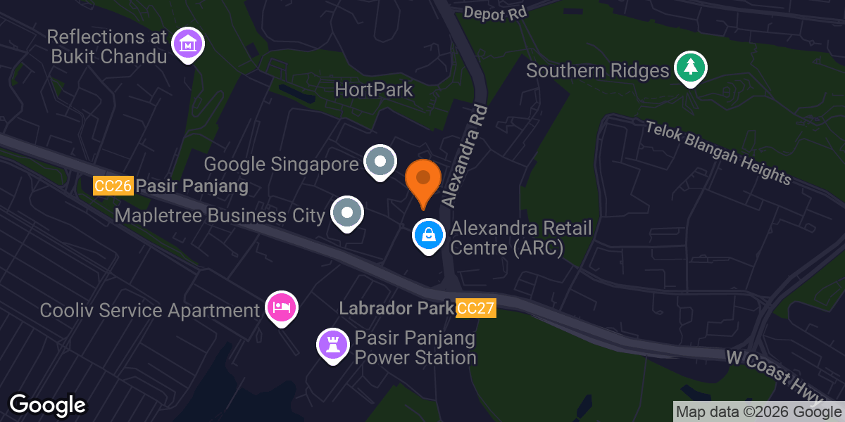 Map showing Anytime Fitness Labrador View