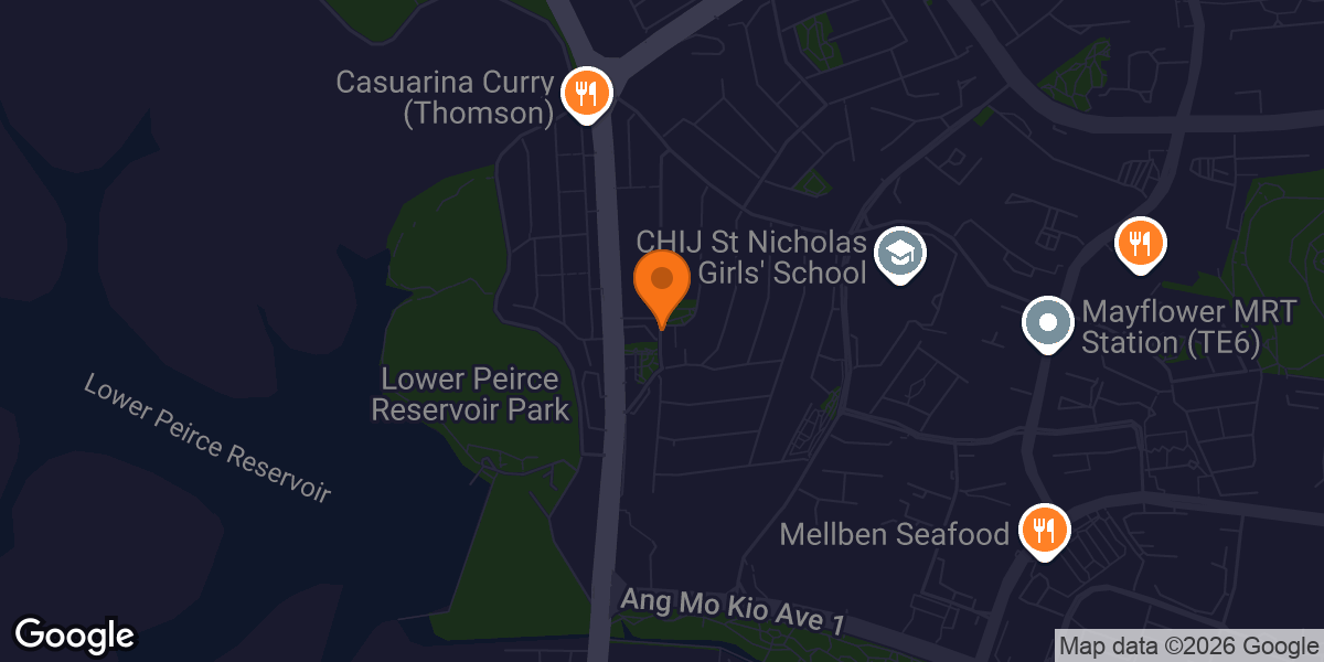 Map showing Anytime Fitness Lower Peirce