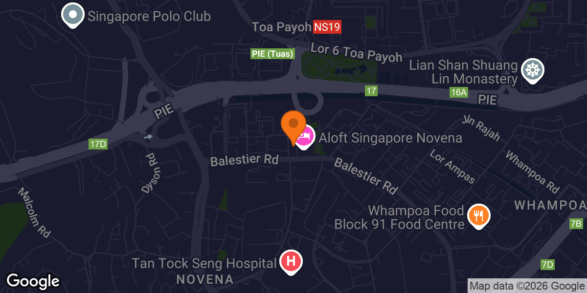 Map showing Anytime Fitness Viio@Balestier