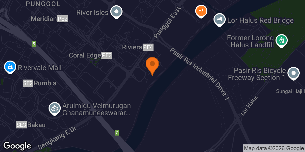 Map showing Ark Bloc