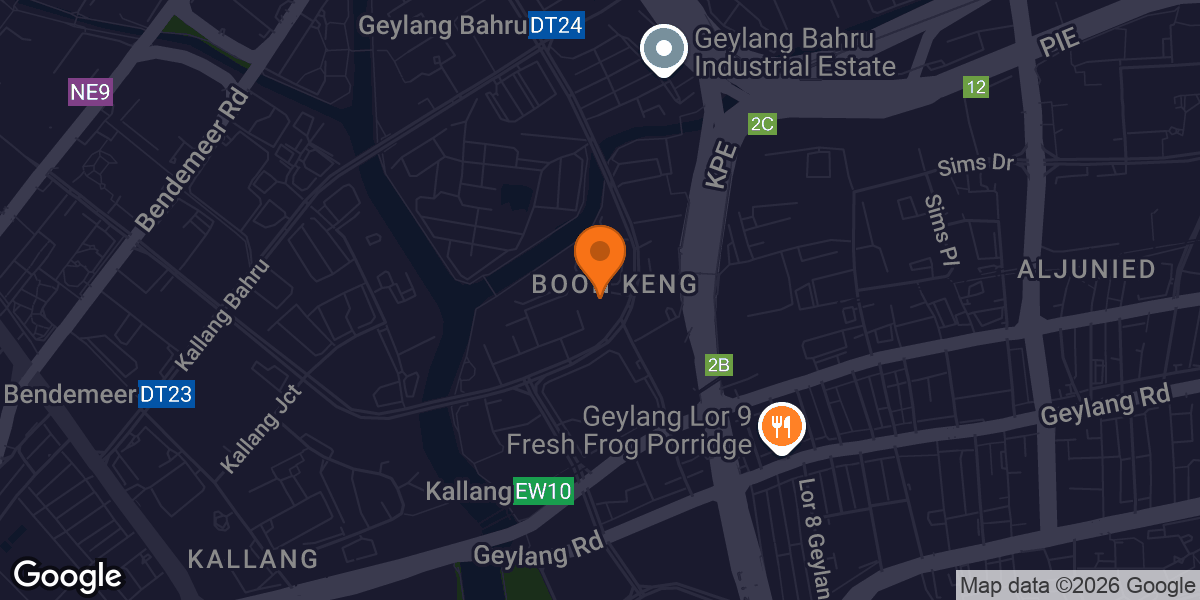 Map showing Ark Grit Geylang West