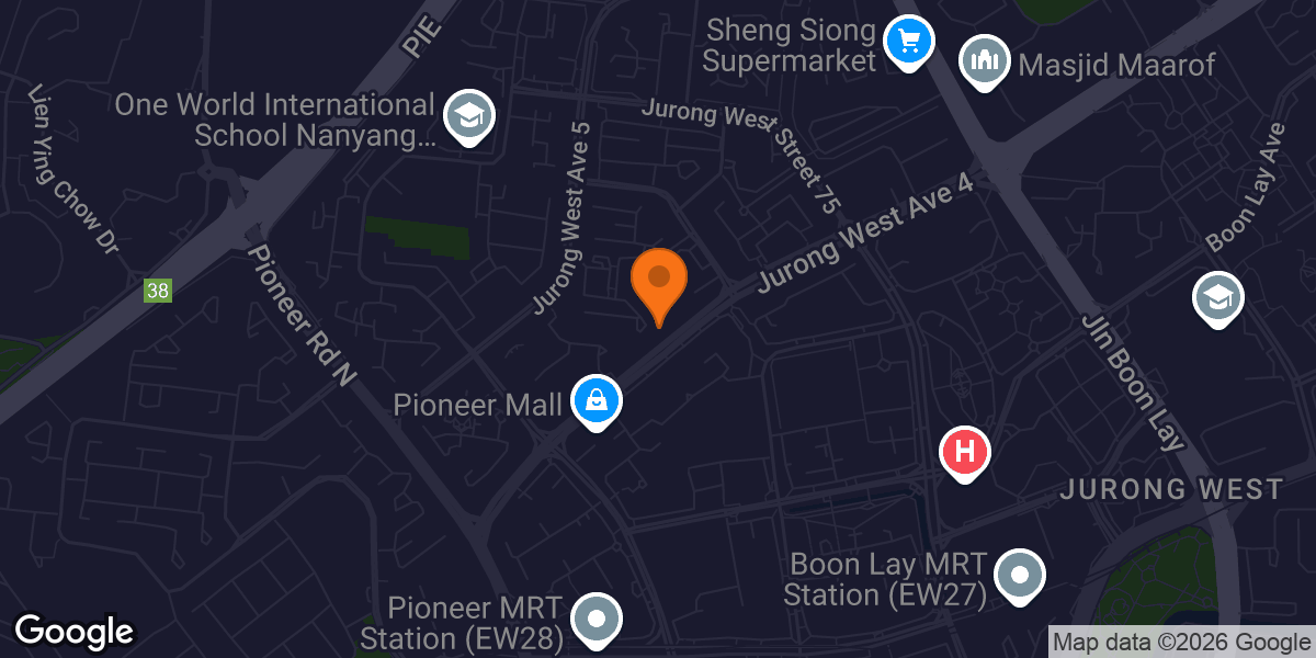Map showing Ark Grit @ Jurong West