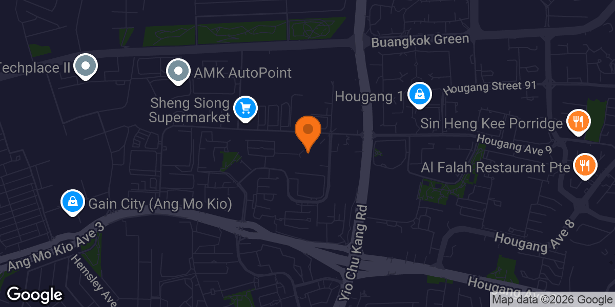 Map showing Ark Grit Serangoon North 534