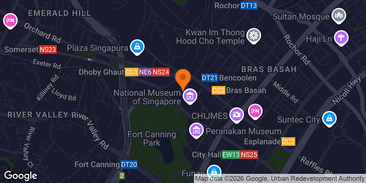 Map showing Ascend Fitness