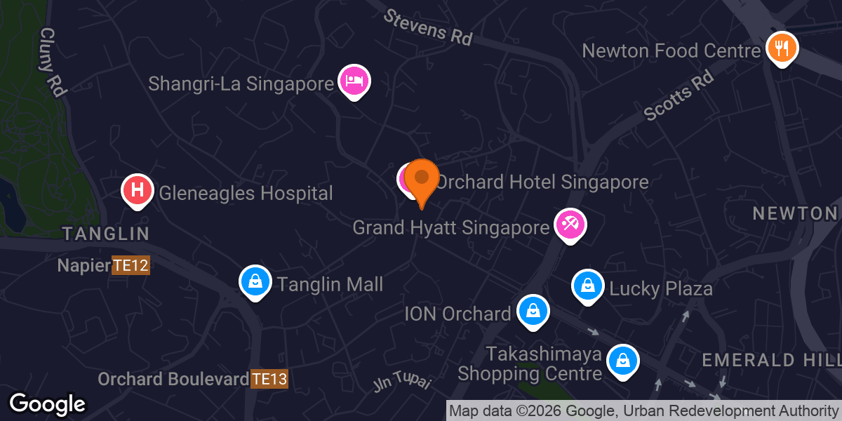 Map showing Athletic Collective Orchard