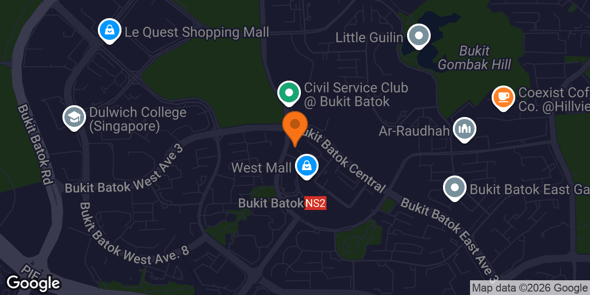 Map showing BFT Bukit Batok