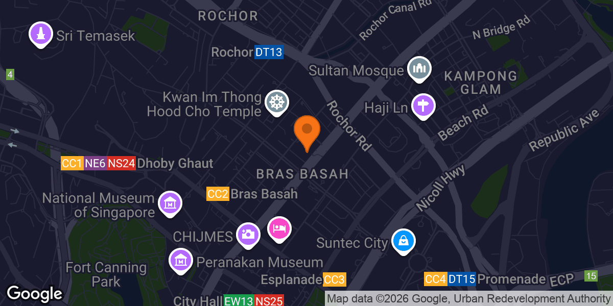 Map showing Boulder Movement Bugis