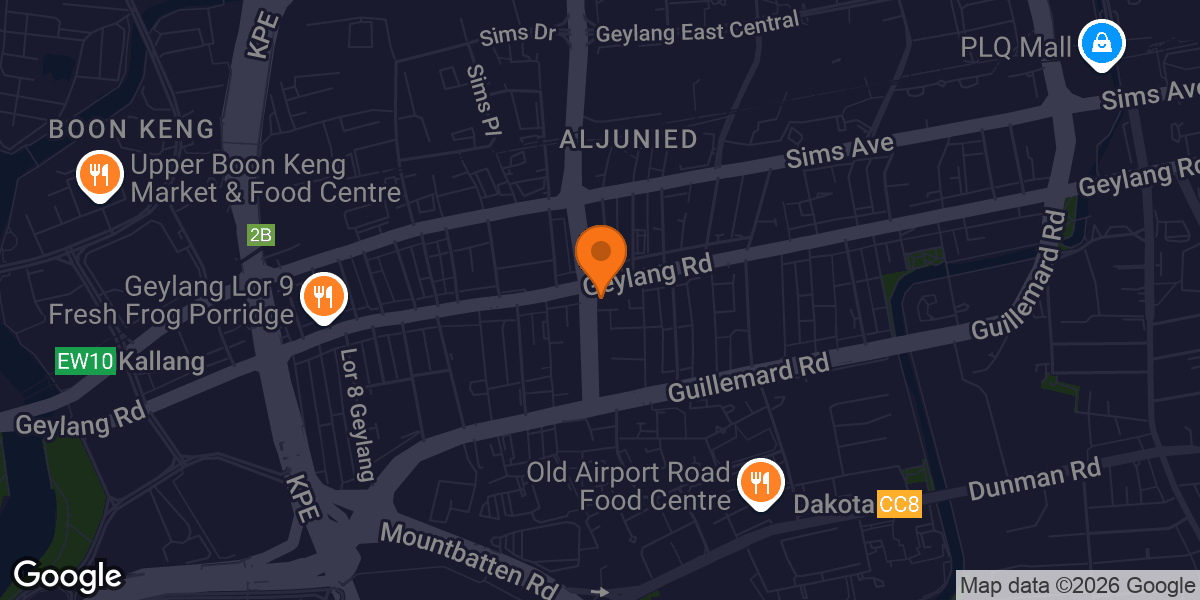 Map showing Bruce Fitness