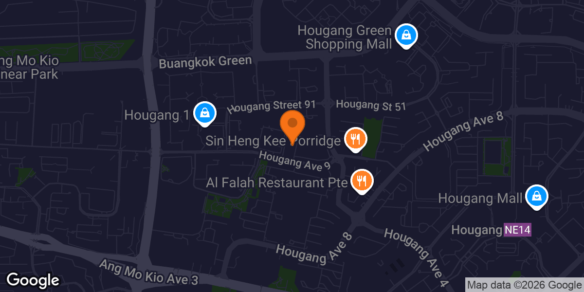 Map showing Ci Yuan Community Club