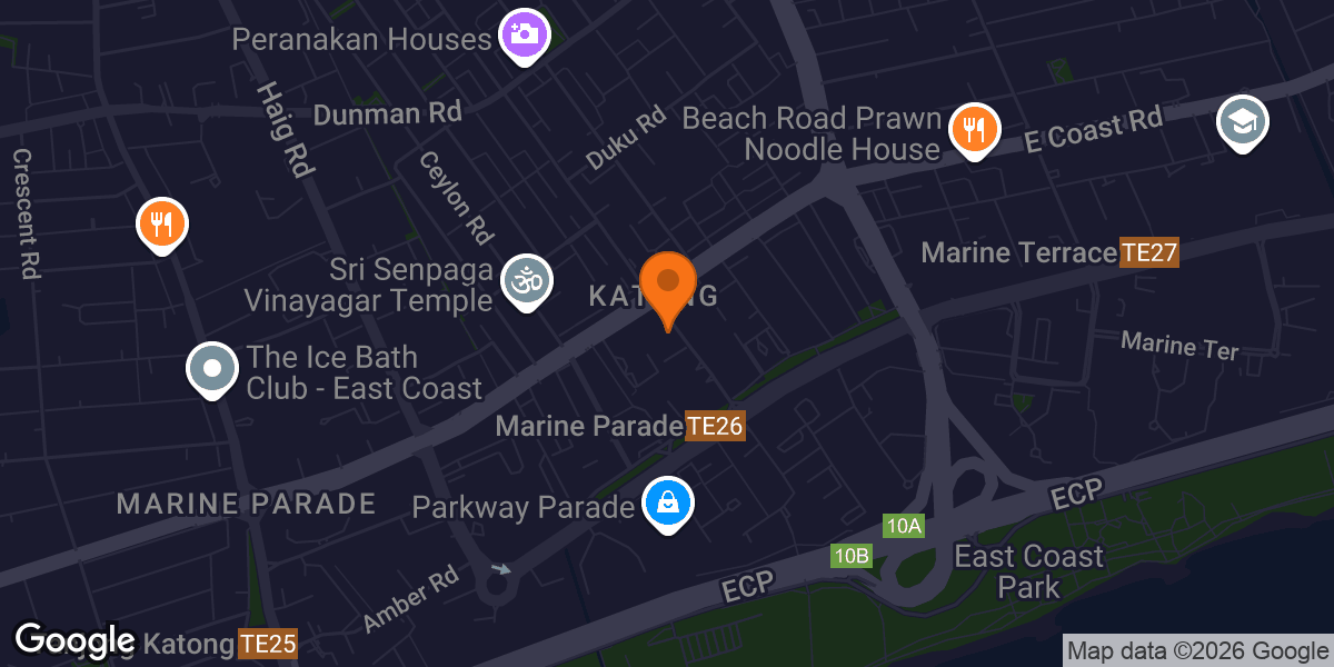 Map showing Core Collective i12 Katong