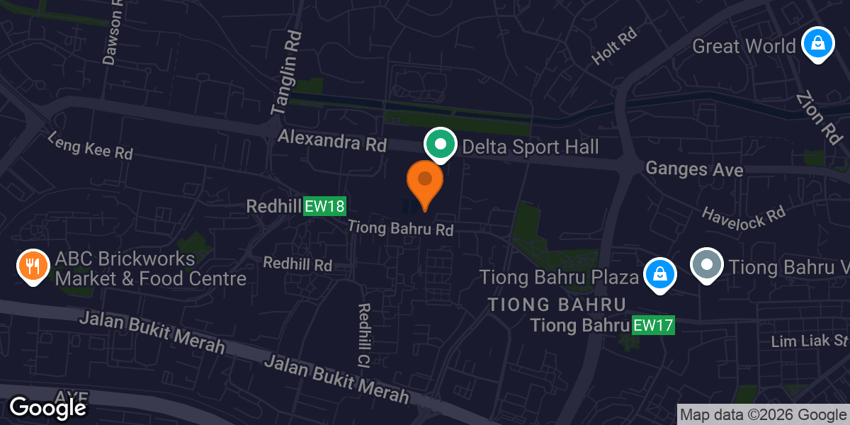 Map showing Delta ActiveSG Gym