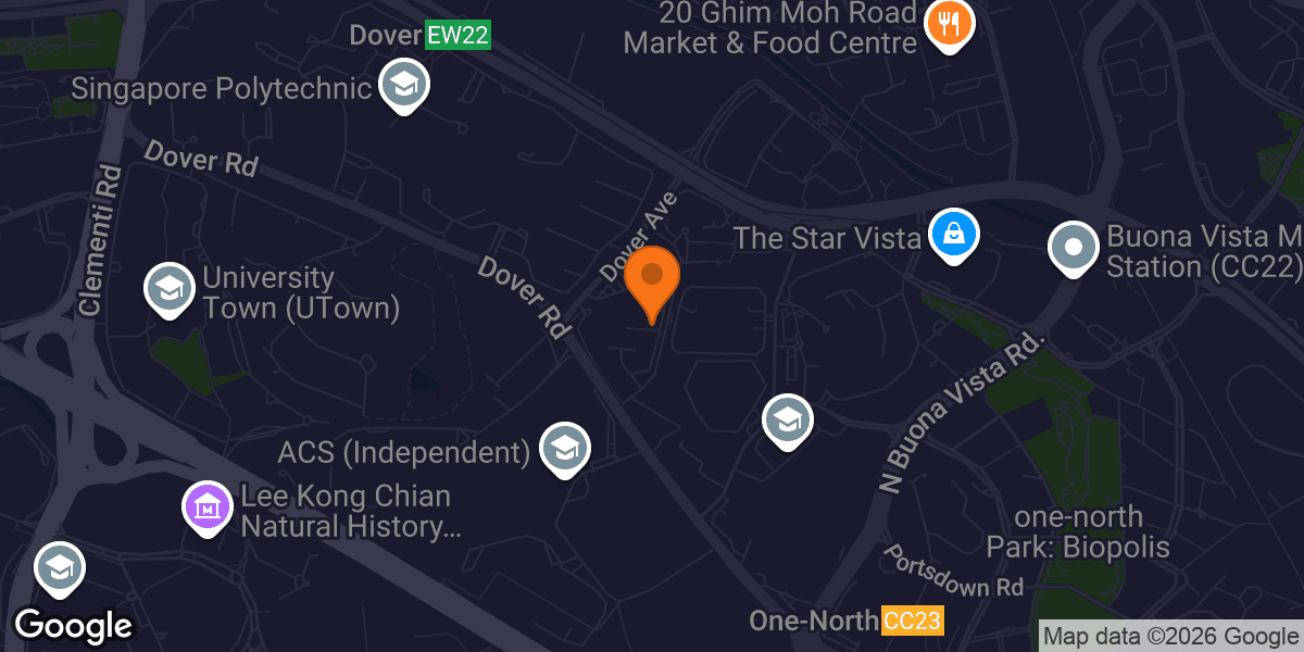 Map showing Dover Community Centre Fitness Club