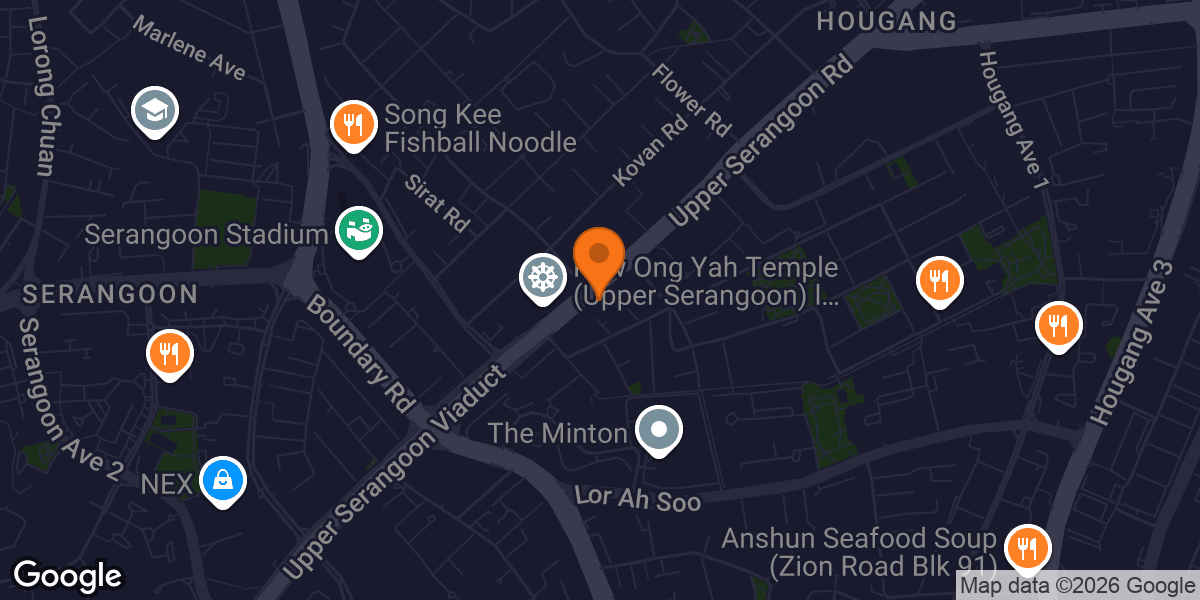 Map showing Elite Performance Training