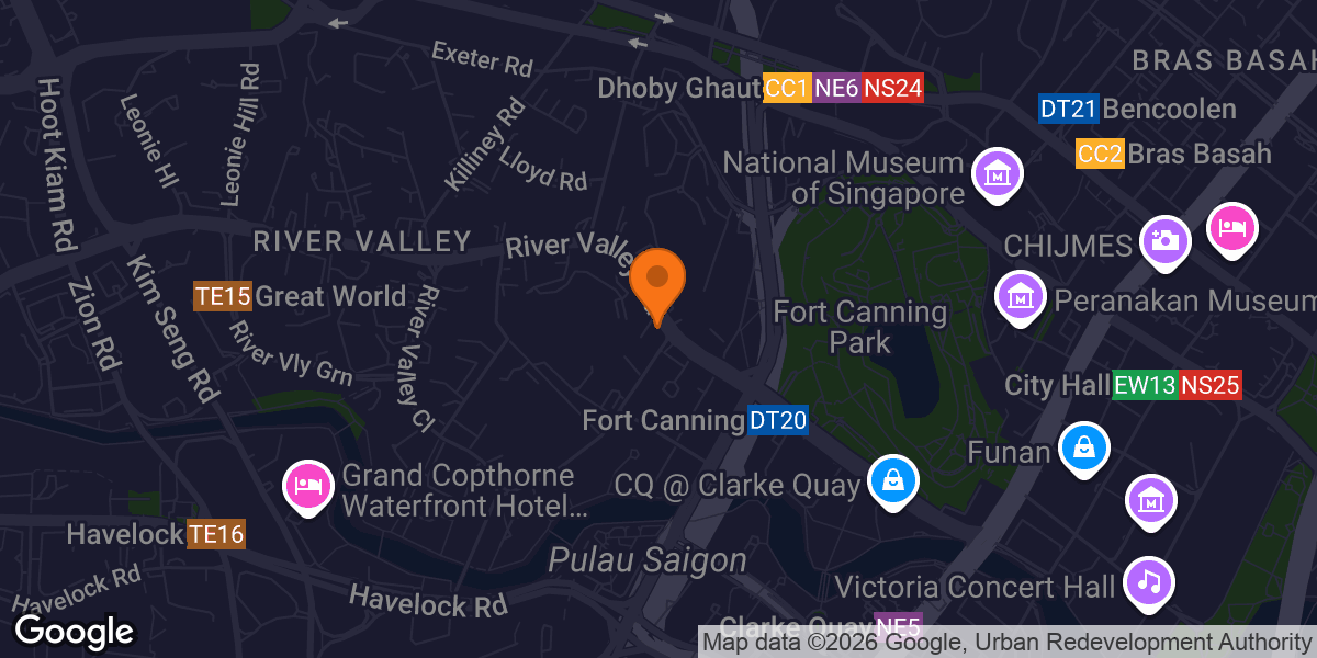 Map showing EMPWR Performance Training