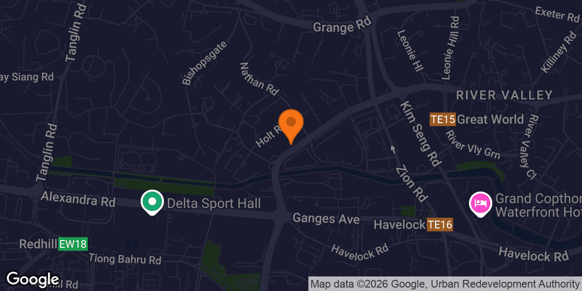 Map showing EMPWR Personal Training