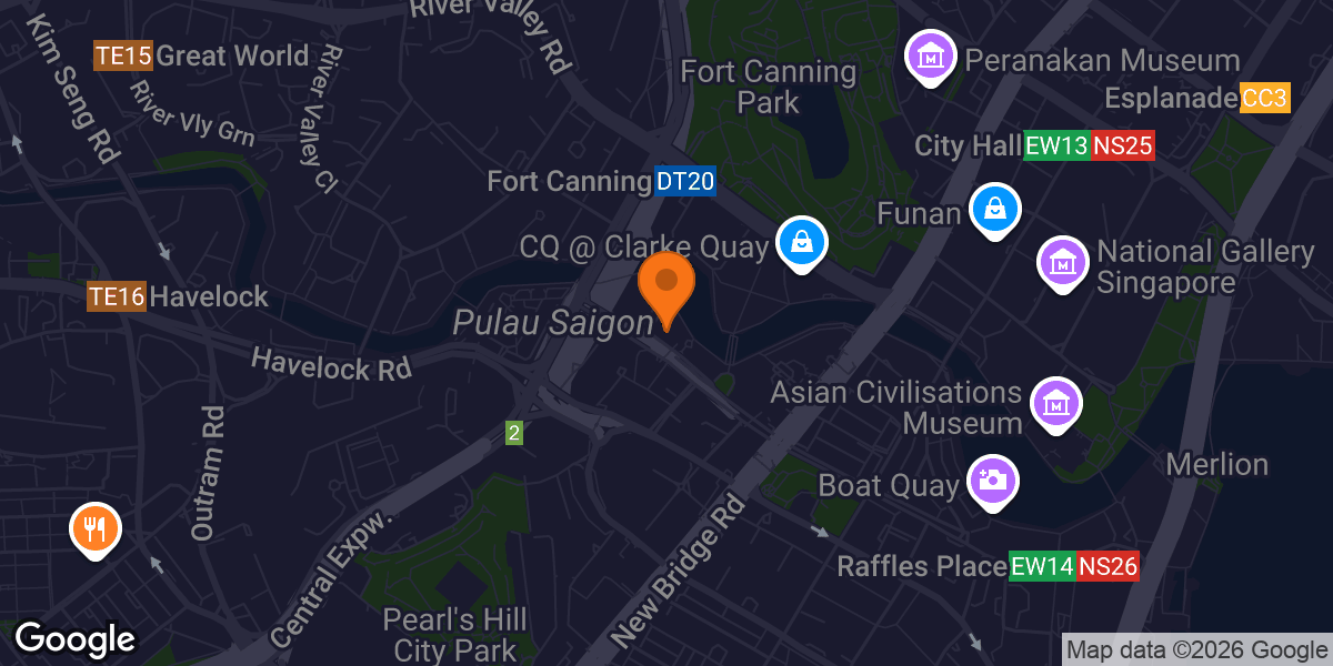 Map showing Energia Fitness Club