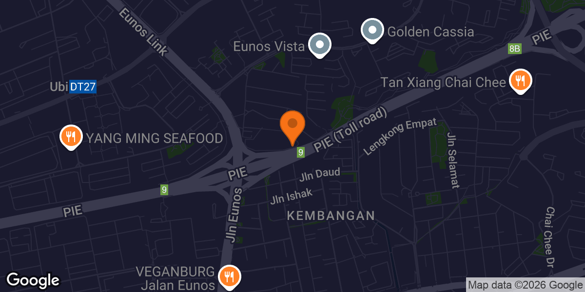 Map showing EuHabitat Gym