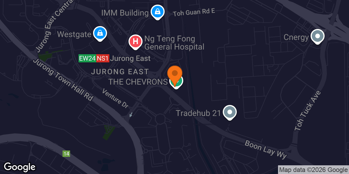 Map showing Extreme Fitness - Personal Training Jurong East