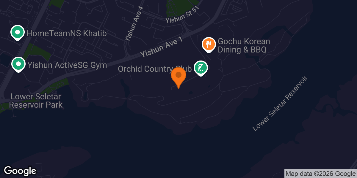 Map showing Extreme Fitness - Personal Training Yishun