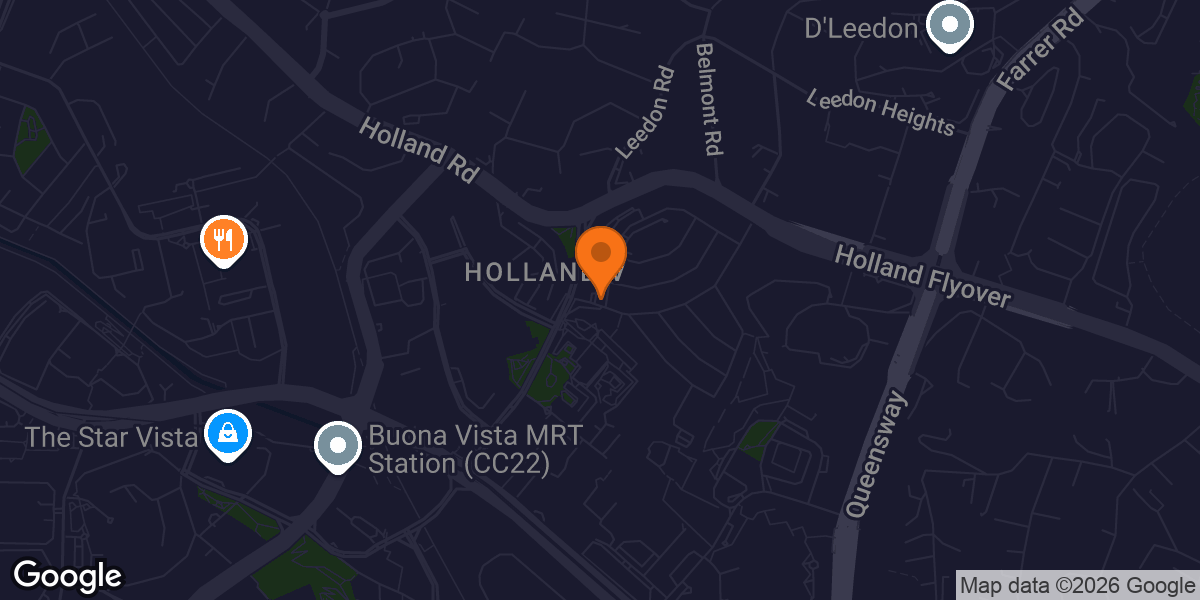 Map showing F45 Training Holland Village