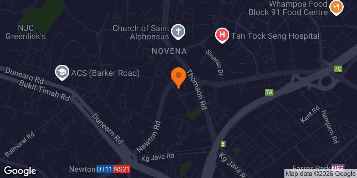 Map showing F45 Training Novena