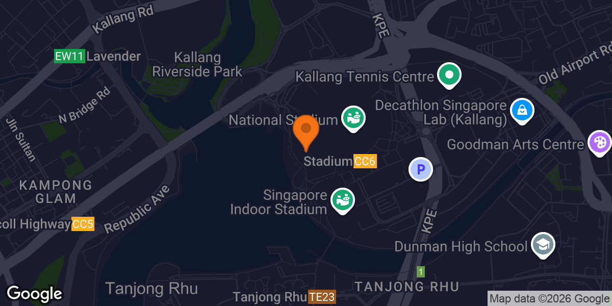 Map showing F45 Training Tanjong Rhu