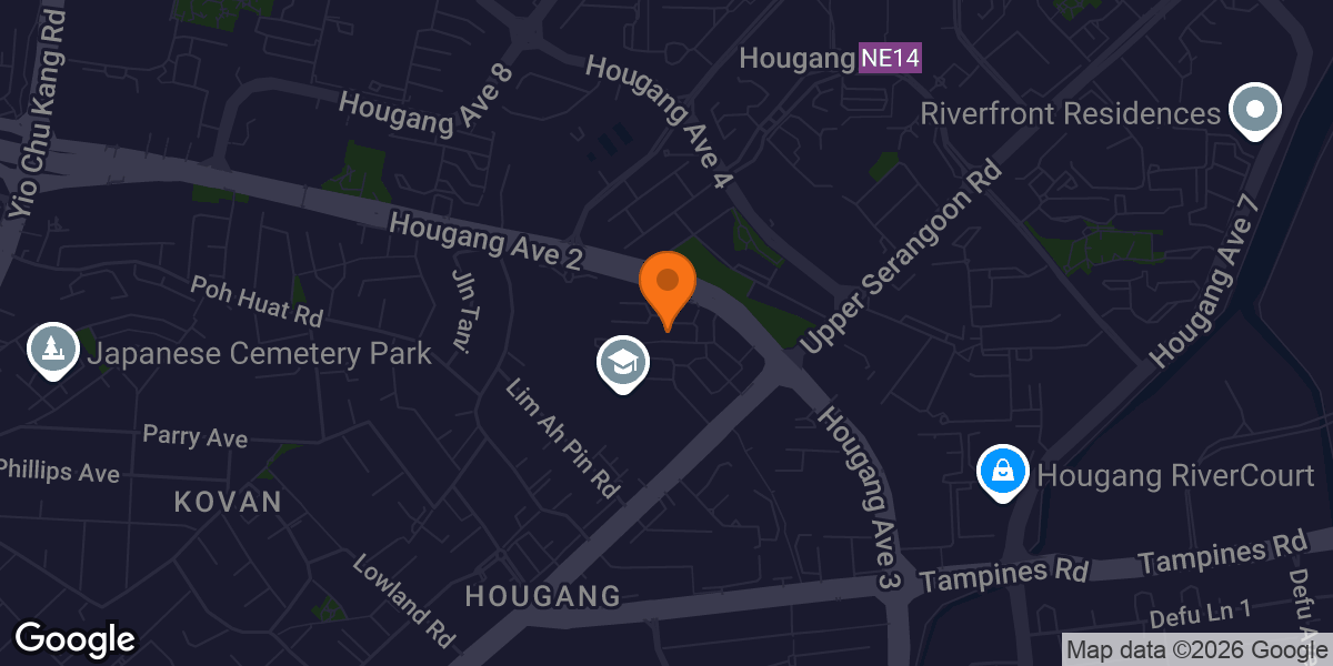 Map showing Fitness Corner at Blk 707