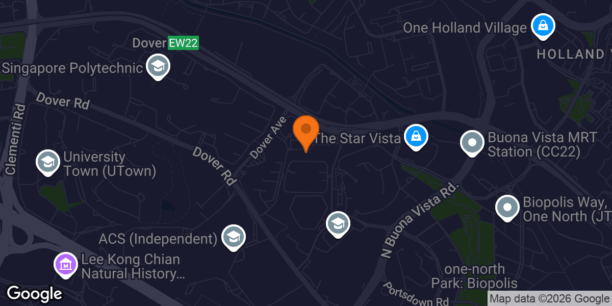 Map showing Fitness Corner beside Blk 20