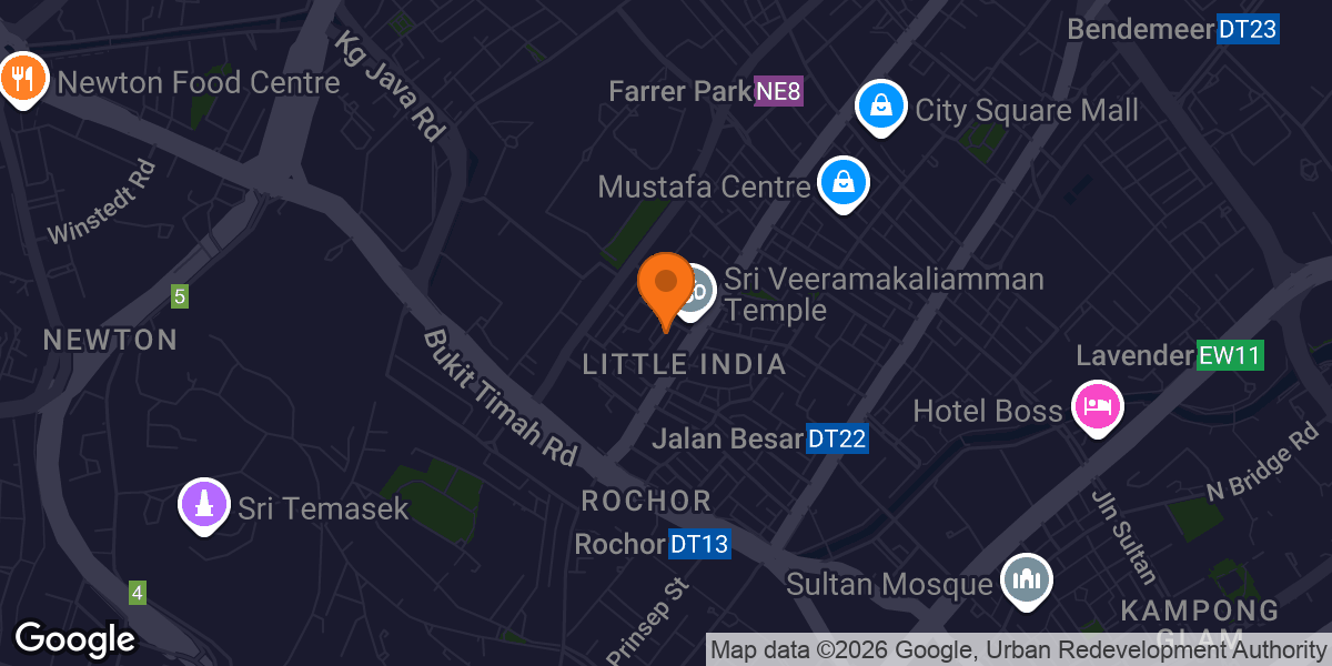 Map showing Fitness Corner beside Blk 668