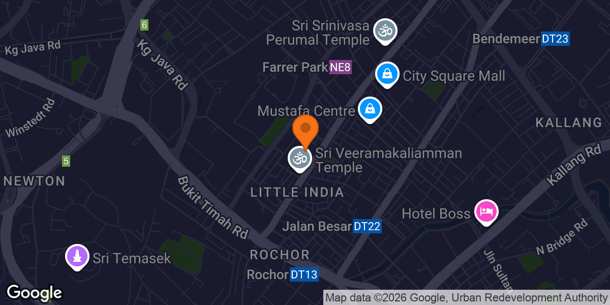 Map showing Fitness Corner beside Blk 672