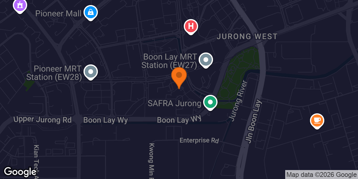 Map showing Fitness Corner