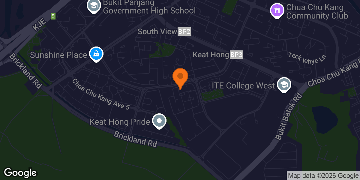 Map showing Fitness Corner Near Blk 807B