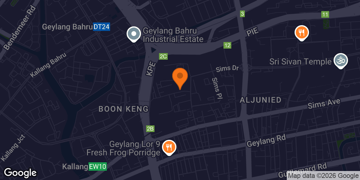 Map showing Fitness Corner