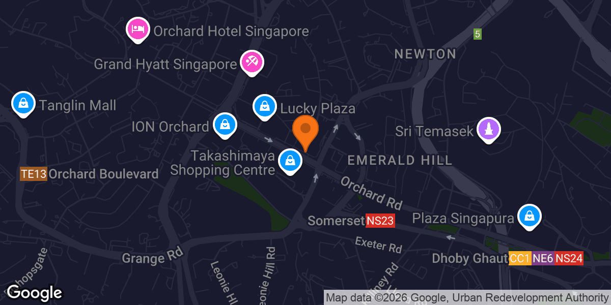 Map showing Fitness First - Paragon